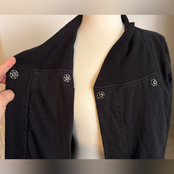 Lululemon Athletica Black Button Jacket - Picture 6 of 12